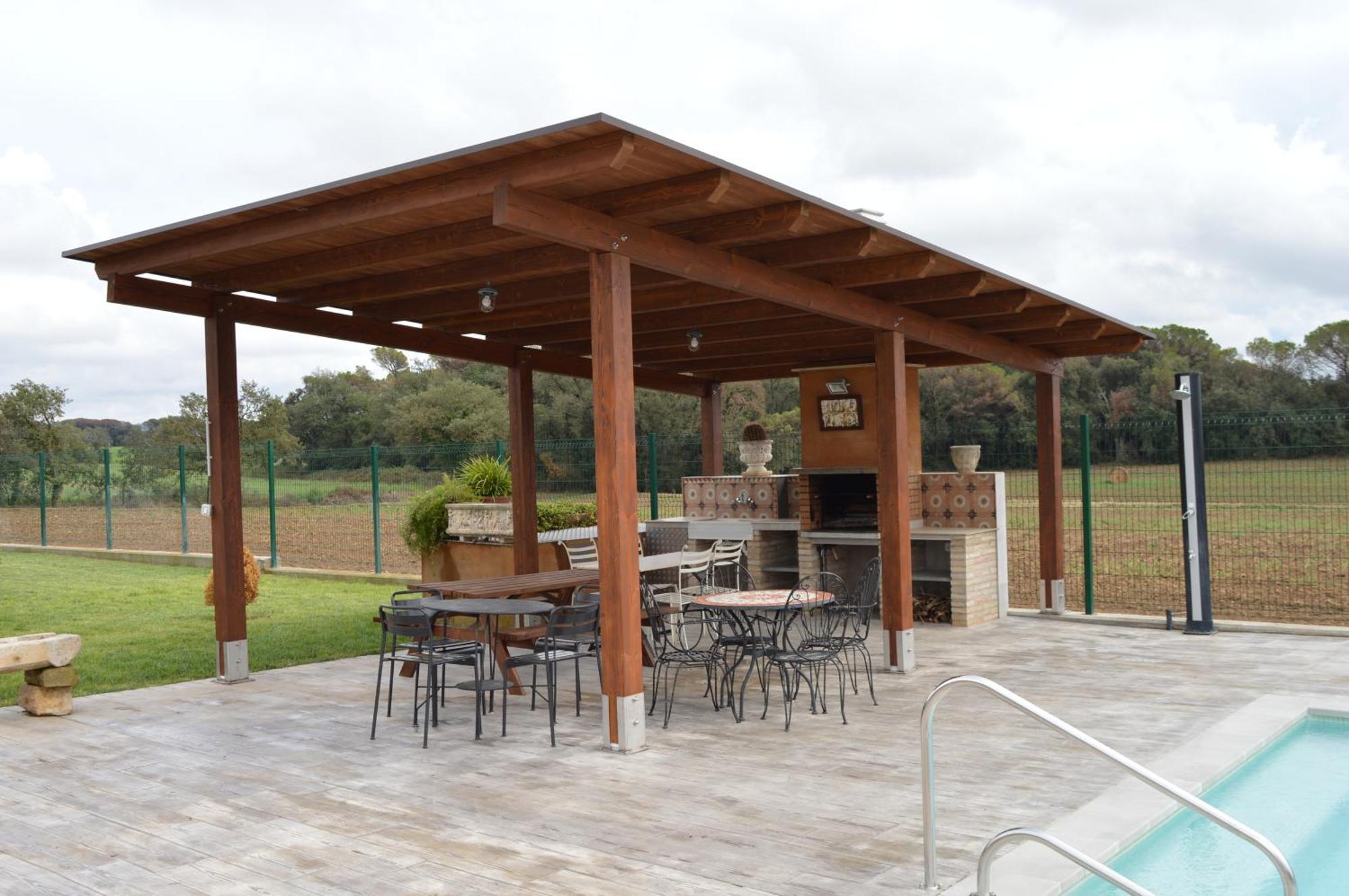 Mas Piua Villa Girona Exterior photo