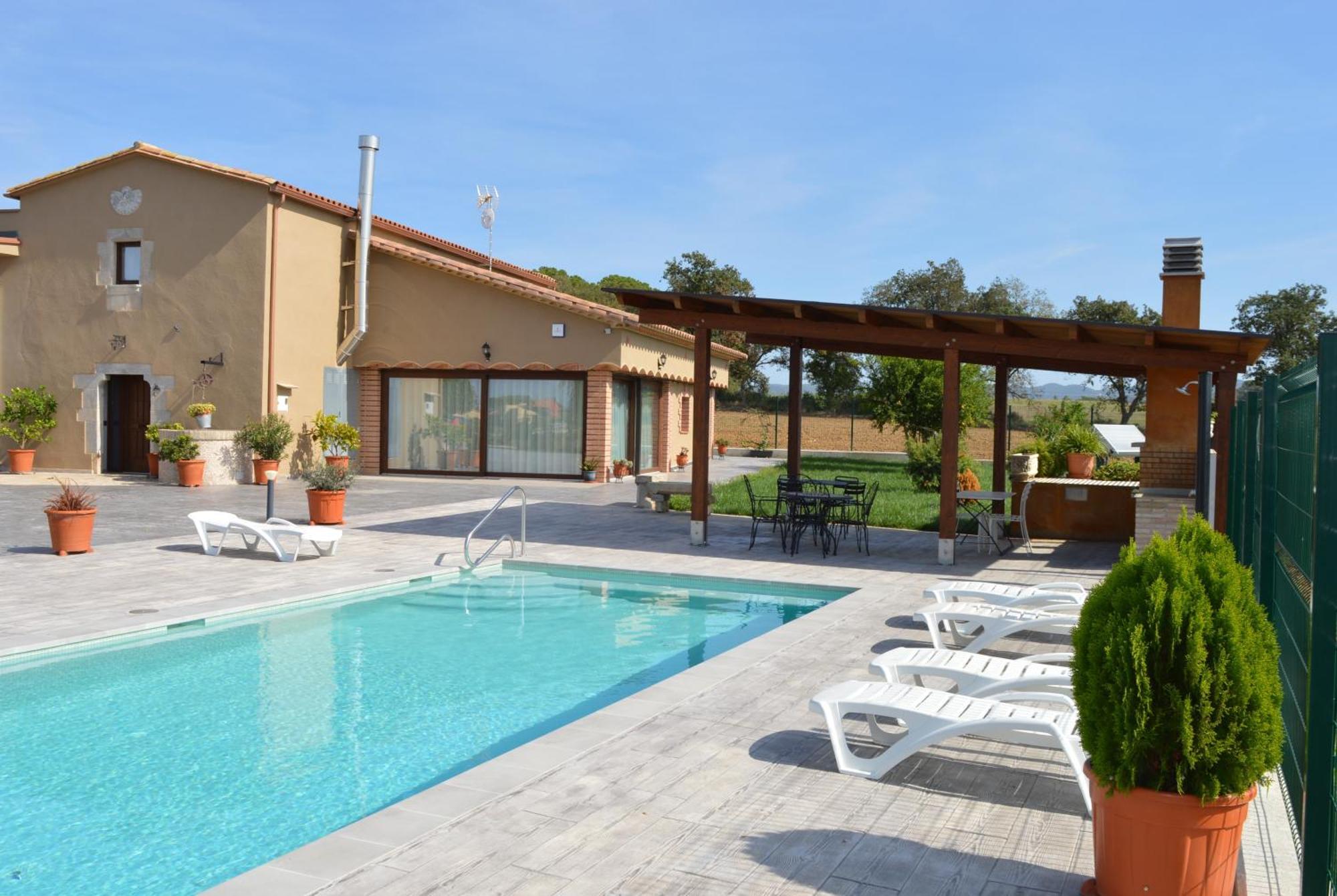 Mas Piua Villa Girona Exterior photo